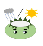 かっぱの天気（個別スタンプ：7）