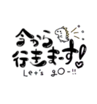 書Artまな 文字すたんぷ（個別スタンプ：10）