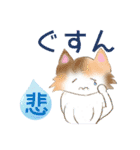 綺麗な猫らいらい2【梅雨編】（個別スタンプ：26）