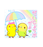 インコちゃん「なかよしラブラブ」スタンプ（個別スタンプ：34）