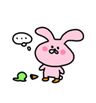 長靴うさぎ（個別スタンプ：4）