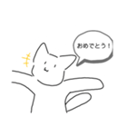 誕生日スタンプ（猫）（個別スタンプ：3）