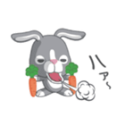 THE GRAY BUNNY ＆ THE BROWN BUNNY（個別スタンプ：5）