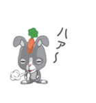 THE GRAY BUNNY ＆ THE BROWN BUNNY（個別スタンプ：6）