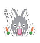 THE GRAY BUNNY ＆ THE BROWN BUNNY（個別スタンプ：17）