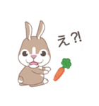 THE GRAY BUNNY ＆ THE BROWN BUNNY（個別スタンプ：20）