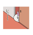 ぽっちゃり うさぎ（個別スタンプ：4）