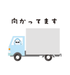 トラック運転手の何も噛めないサメ（個別スタンプ：10）