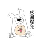 シュールなかぶり犬で伝えるスタンプ(再販)（個別スタンプ：10）