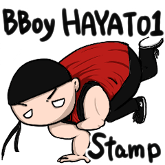 [LINEスタンプ] BBoy HAYATO1スタンプ