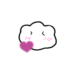 [LINEスタンプ] 雲くんといっしょ