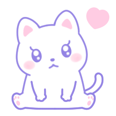 [LINEスタンプ] 気持ちを伝える♥ゆめかわねこ