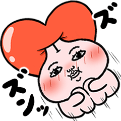 [LINEスタンプ] うさ田うさ子の毎日使えるシュール＆ハート