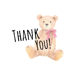 [LINEスタンプ] くまとカップケーキ