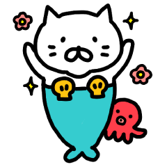 [LINEスタンプ] おっとにゃん＆たこぷー