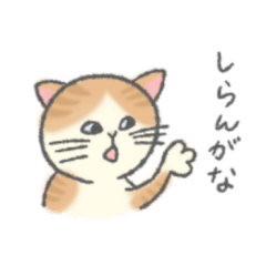 [LINEスタンプ] 大阪弁をしゃべるねこ