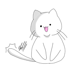 [LINEスタンプ] ぽちゃぽちゃにゃんこの「ぽち」