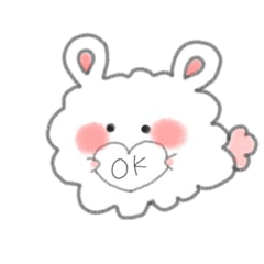 [LINEスタンプ] くもみたいなあの子。1