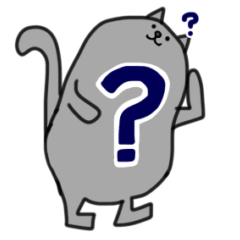 [LINEスタンプ] hakukakuの動かない猫スタンプ