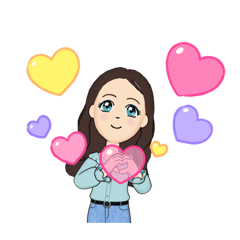 [LINEスタンプ] Miharu avatar
