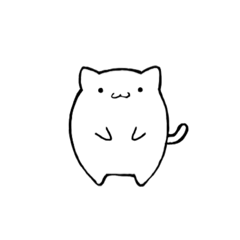 [LINEスタンプ] まんまるぽよっこ。ねこ。