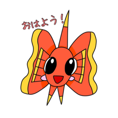 [LINEスタンプ] 妖精きんぎょ