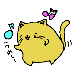 [LINEスタンプ] プーにゃん