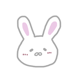 [LINEスタンプ] かわいい白うさぎ‪ꪔ̤̮