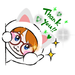 [LINEスタンプ] にゃほほ1