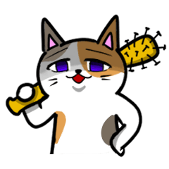 [LINEスタンプ] やみねこさん