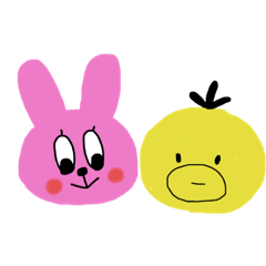 [LINEスタンプ] ピヨうさ