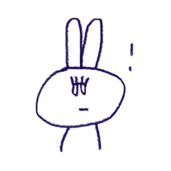 [LINEスタンプ] うさぎは今日もうさぎ