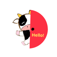 [LINEスタンプ] もーもー牛さんスタンプ