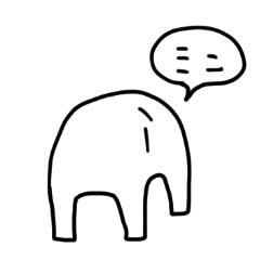 [LINEスタンプ] ミニゾウ