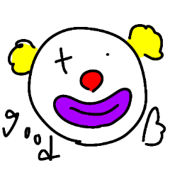 [LINEスタンプ] ハゲたピエロ