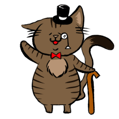 [LINEスタンプ] でぶねこ紳士のスタンプ