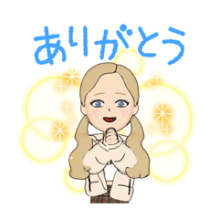 [LINEスタンプ] 少女スタンプ♡