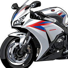 [LINEスタンプ] 1000ccスポーツバイク3(車バイクシリーズ)の画像（メイン）