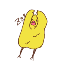 [LINEスタンプ] あひるのあびちゃん