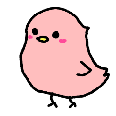 [LINEスタンプ] ピンクのひよこ その1