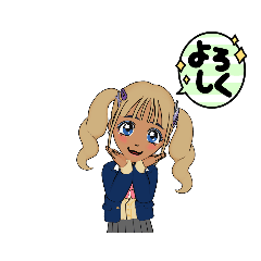 [LINEスタンプ] ころなちゃん ( 1 )