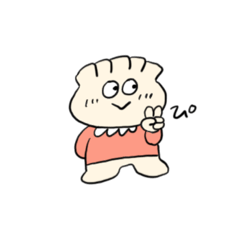 [LINEスタンプ] ぎょうざの子