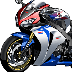 [LINEスタンプ] 1000ccスポーツバイク4(車バイクシリーズ)