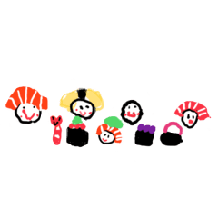 [LINEスタンプ] 5歳児が描いたおすしスタンプ