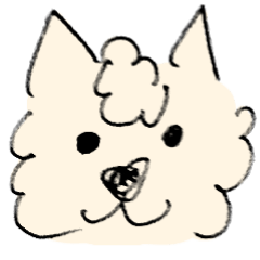 [LINEスタンプ] うちのもふ犬