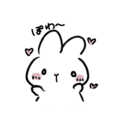 [LINEスタンプ] リアコなうさぎちゃんすたんぷ