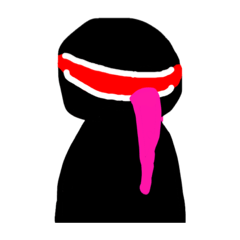 [LINEスタンプ] 黒舌 イーターくん