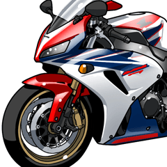[LINEスタンプ] 1000ccスポーツバイク5(車バイクシリーズ)