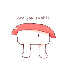 [LINEスタンプ] そこそこ使いやすいSushi