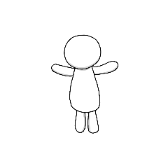 [LINEスタンプ] No−faceくん